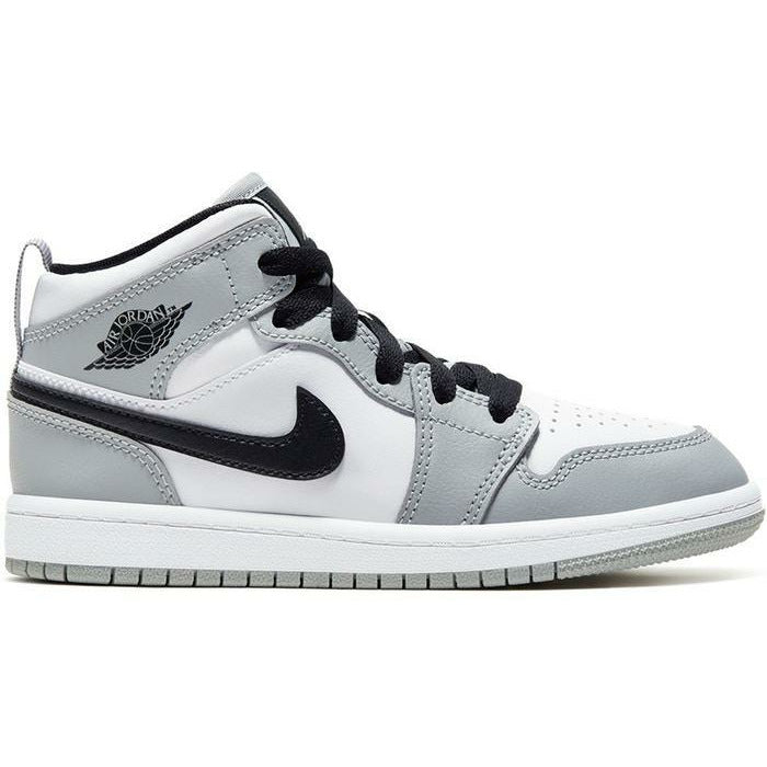 Air Jordan-Air Jordan 1 Mid (PS) "Light Smoke Grey"-mrsneaker