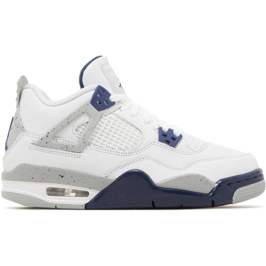 Air Jordan 4 Retro "Midnight Navy" (GS/Juniors) (2022) | MrSneaker