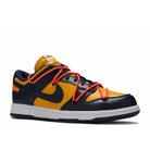 Nike-Off-White Dunk Low Leather "Michigan Blue"-mrsneaker