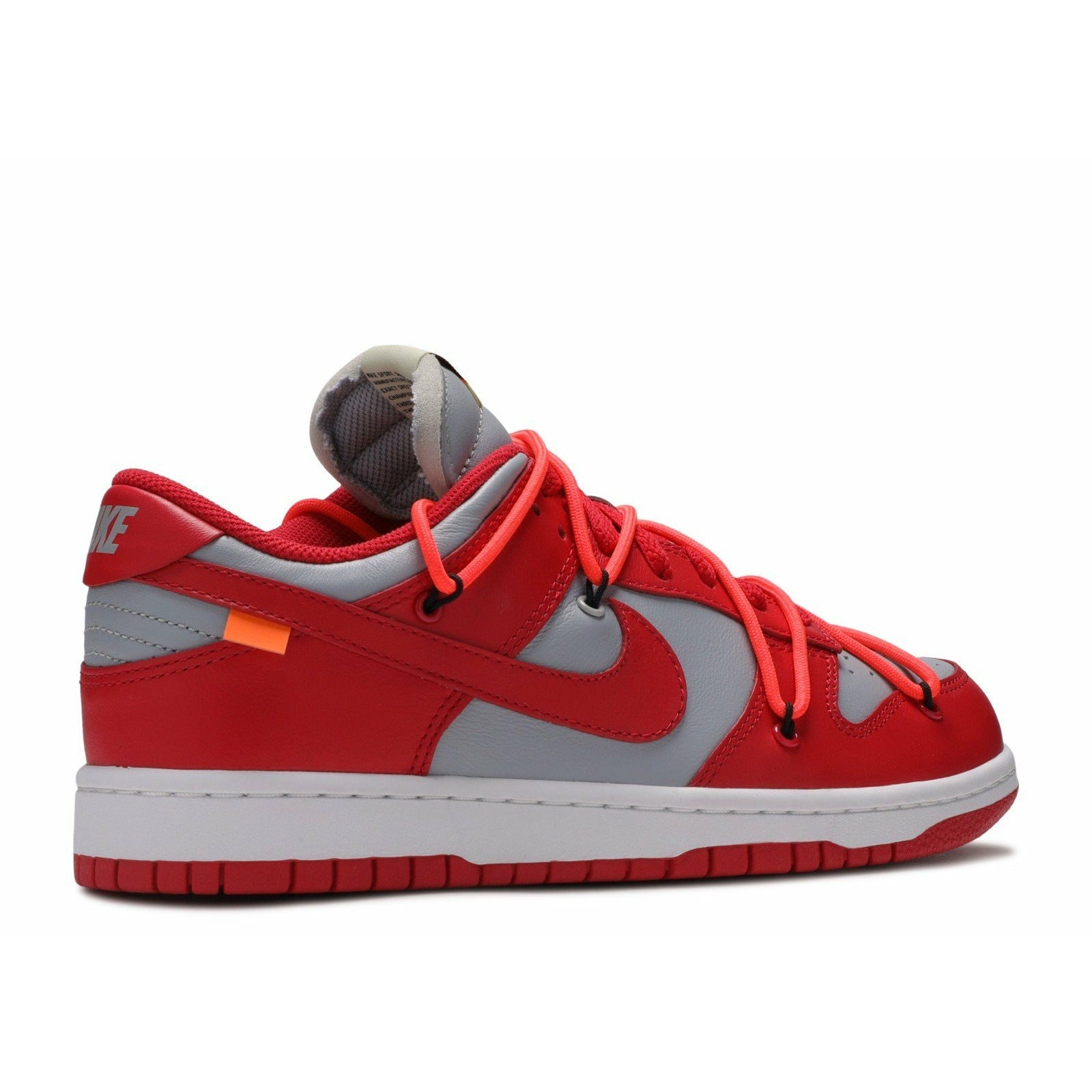 Off White X Dunk Low Leather University Red 2019 MrSneaker
