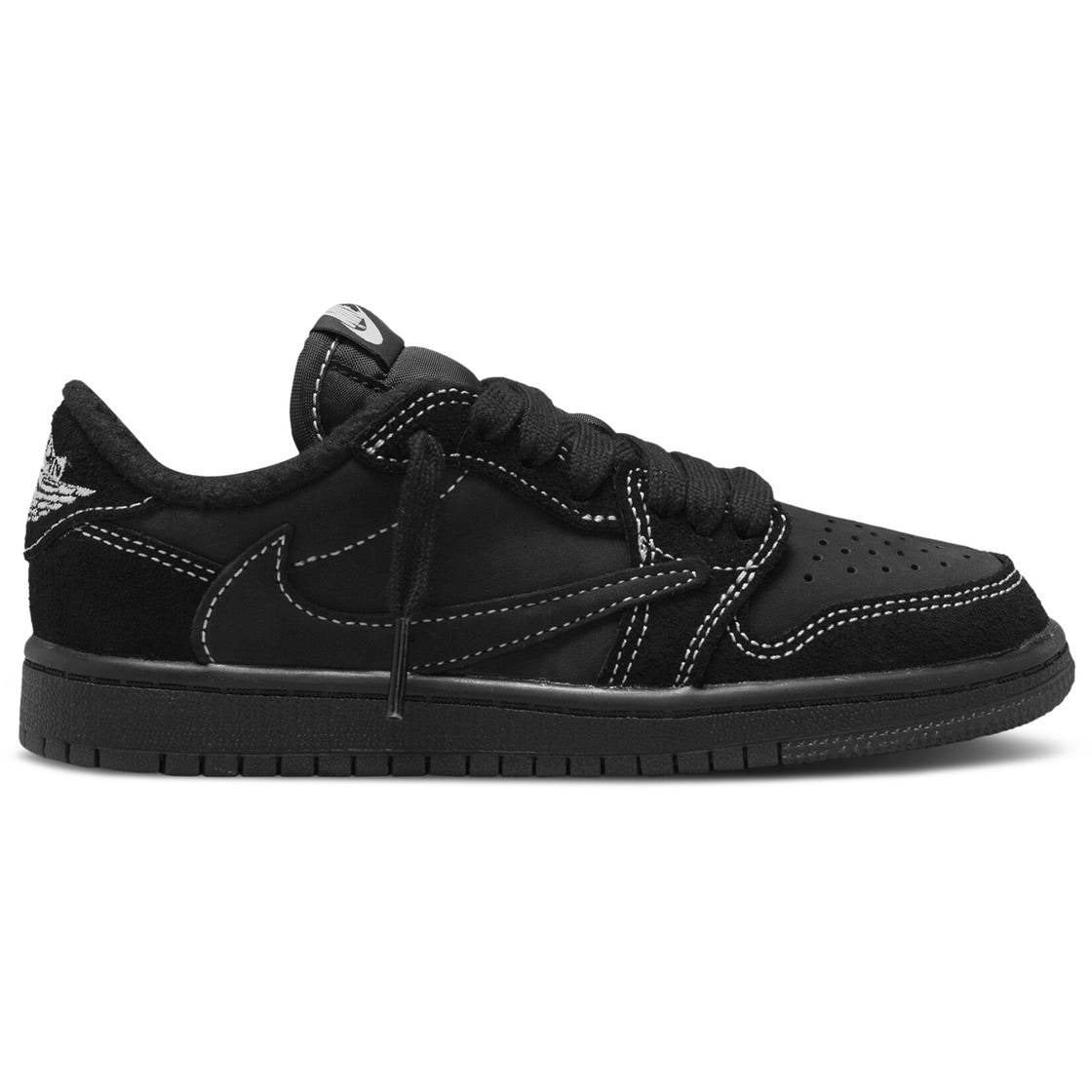 Travis Scott X Air Jordan 1 Low OG SP "Black Phantom" (PS / Kids) (2022) | MrSneaker